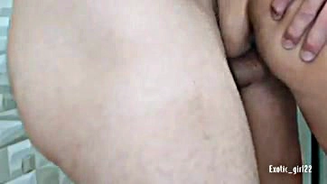 Wild sex in shower with rough oral and beating