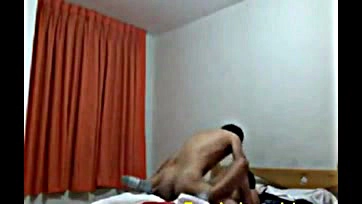 Indian couple's passionate night in a hotel room