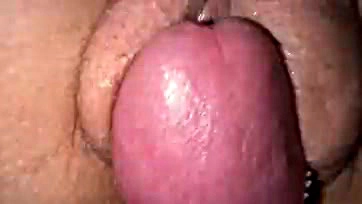 Intense sex leads to massive creampie in tight pussy