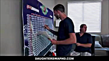 Stepdaughters get freaky with stepdad during fantasy draft