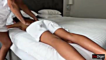 Girl got brutally screwed during massage session