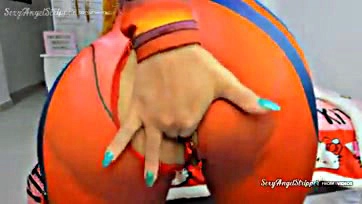 Asuka Langley Soryu gets bukkaked on her big tits