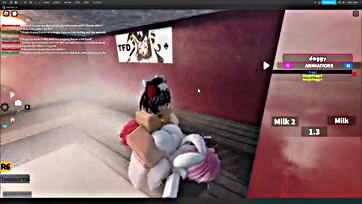 Lesbian furry roleplay gets steamy in Roblox