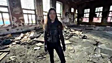 Fucked hard in an abandoned place with a chick