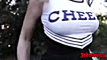 Zoey Monroe's cheerleading skills involve oral sex