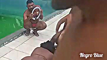 Multiple people engage in group sex in Rio