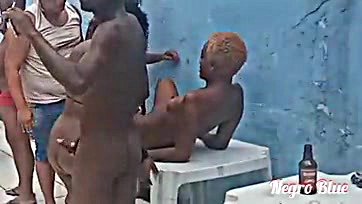 Multiple people engage in group sex in Rio