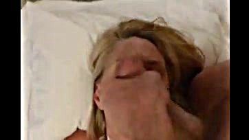 Beth loves cum, takes massive load in mouth