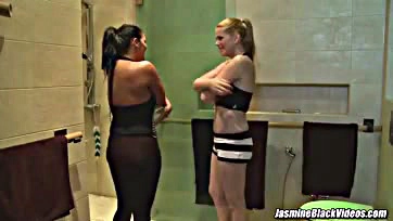 Jasmin and Katalin engage in explicit lesbian intimacy