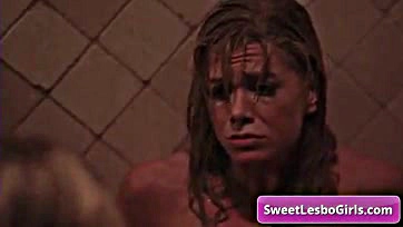 Lesbians Chloe Cherry, Serene Siren engage in intimate shower play