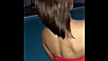 Dominican chick gets freaky in pool, no shame