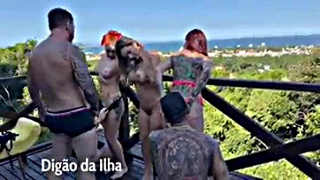 Orgy outdoors with hottest pornstars on Xvideos