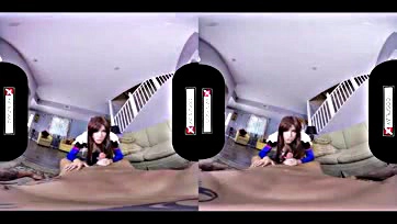 VR gamer girl gets pounded in virtual reality