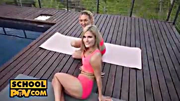 Foxy blondes Candee & Isabella get you horny