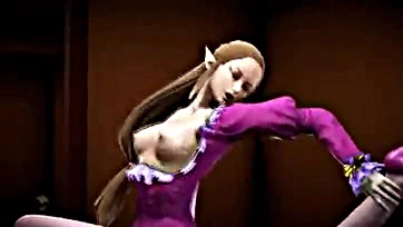 Creampied princess Zelda's royal butt gets ravaged