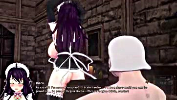 Maid Ricca gets freaky uncensored 4K action