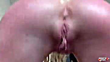 Girl gets hardcore blowjob, cock riding, creampie sex