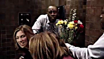 Don Cheadle and Dawn Olivieri get freaky in bathroom