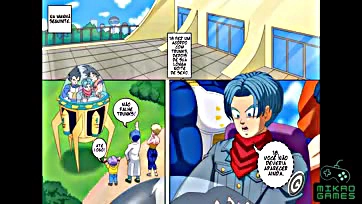 Fuck, Trunks is fingering Android 18 while Kuririn watches