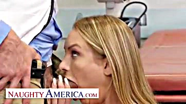 Daisy gets her vulva examined by a doctor