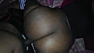 Jamaican woman takes dick doggystyle, thick and fat