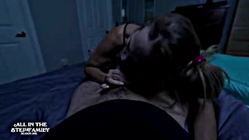 Stepson overcomes trauma by banging stepmom in 4K