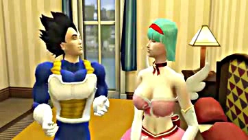 Bulma gets brutally banged by a furious Vegeta