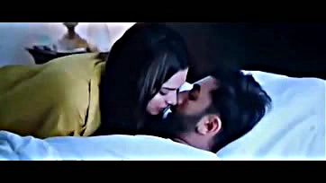 Filthy romance: Ranbir's tongue action on Deepika's lips