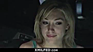 Sexy milf seduces bratty teen in raunchy ride