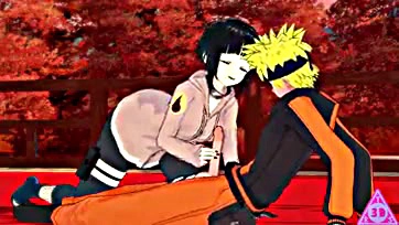 Naruto futanari hentai features explicit sex and cumshots