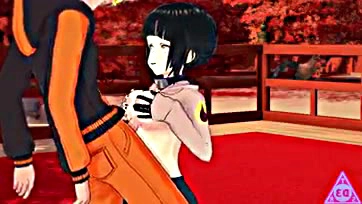 Naruto futanari hentai features explicit sex and cumshots