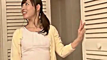 Unfaithful Japanese wife gets brutally screwed behind hubby's back