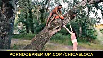 Francesca DiCaprio gets freaky with a dude in nature