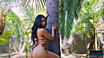 Jada Kai flaunts massive booty in raunchy Playboy shoot