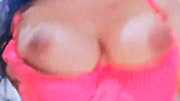 Stepson penetrates stepmom's pussy, touches her tits and ass