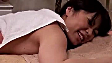 Wife's intimate moment filmed during sensual massage session