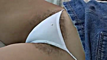 Stepson's friends jerk off over mom's hairy panty shots