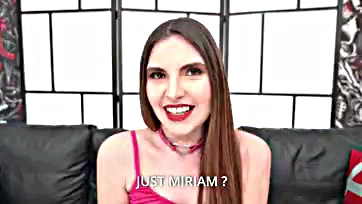 Miriam gets rough anal and foot play