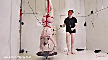 Painful BDSM with extreme bondage and anal punishment