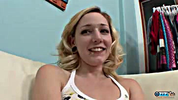 Blonde gets drilled on camera, fulfilling her fantasy