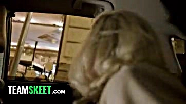 Candee Licious gets nasty in a taxi ride