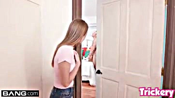 Jill Kassidy's stepbro gets tricked into a sibling fuck