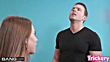 Jill Kassidy's stepbro gets tricked into a sibling fuck