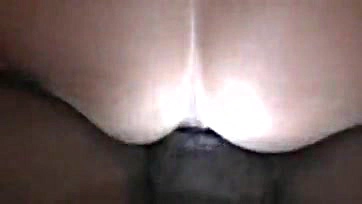 Wife's massive cock fills her with cum