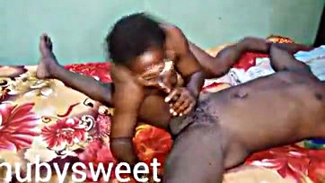 A Nigerian couple had intense intimate moments