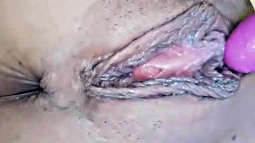 Fleshy Colombian vagina filled with rich meat