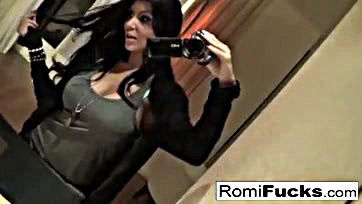 Romi Rain gets naughty in a hotel room