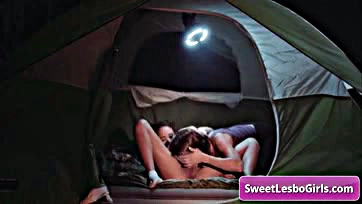 Lesbians Gianna Dior, Shyla Jennings engage in intimate campout