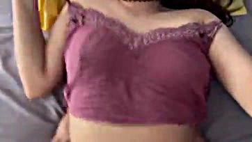 Recording my hot wife's tits bouncing