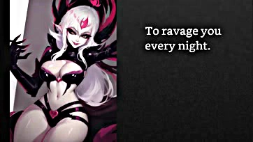 Evelynn controls girls, forcing them into degrading sexual submission